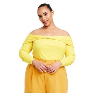Women's Plus Size Off the Shoulder
Bodysuit - Sergio Hudson × Target NEW W/ TAGS